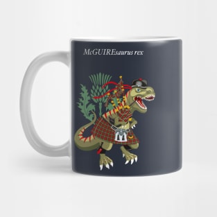 Clanosaurus Rex McGUIREsaurus Family Tartan MacGuire Plaid Mug